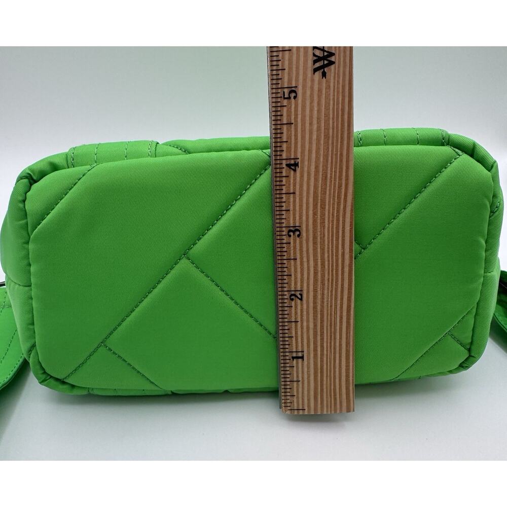 Lug Dory Mini Crossbody Satchel Convertible Purse Bag Lime Green Handles - Picture 10 of 10